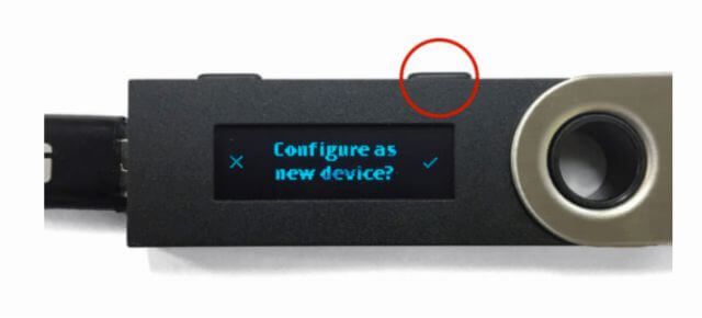 Ledger Nano の初期設定を行う